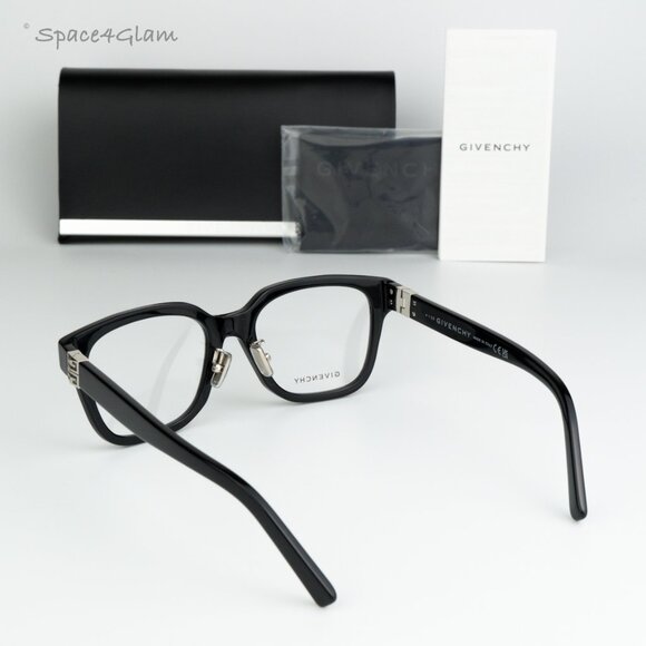 BRAND NEW Givenchy GV50040F 001 Black Demo Women Square Eyeglasses main image 5